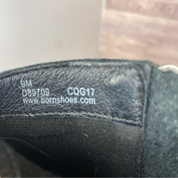 Born Black Suede Leather booties - Size: 9M - Picture 5 of 11